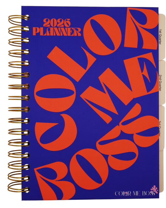 Color Me Boss Undated Daily Planner